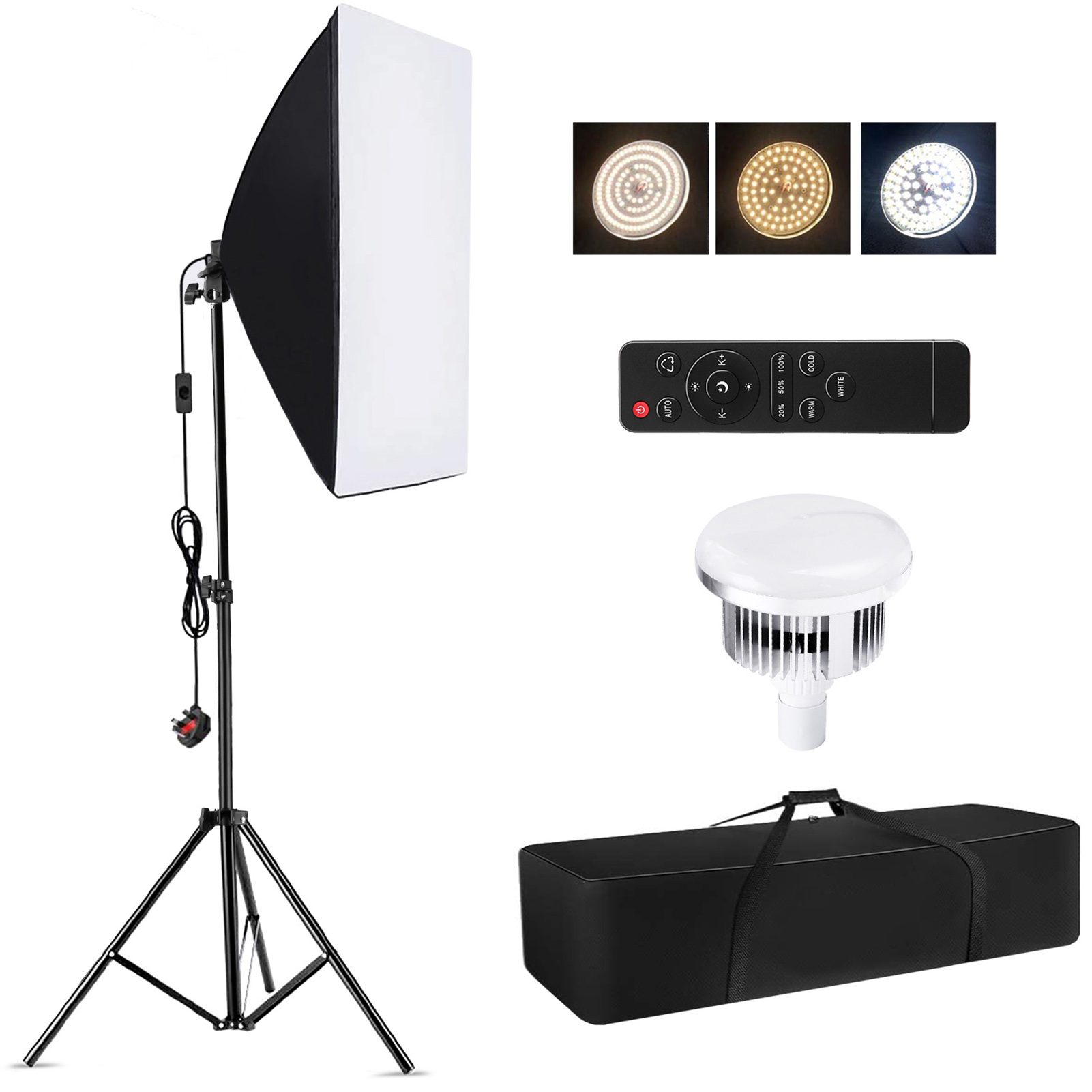 Photography Lighting Kit - Camnoon Studio 사진 조명 키트 소프트박스