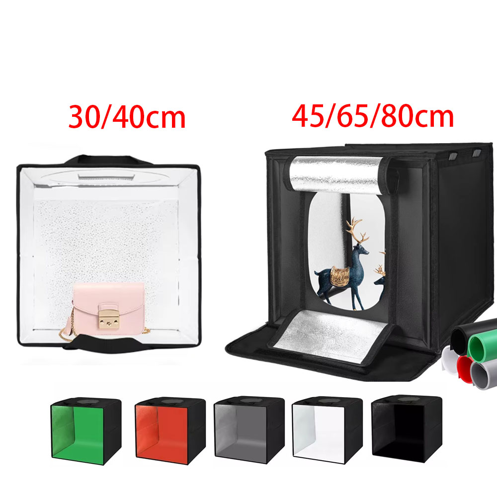 Photography Lighting Kit - 30/40/45 65 80cm 사진 텐트 사진