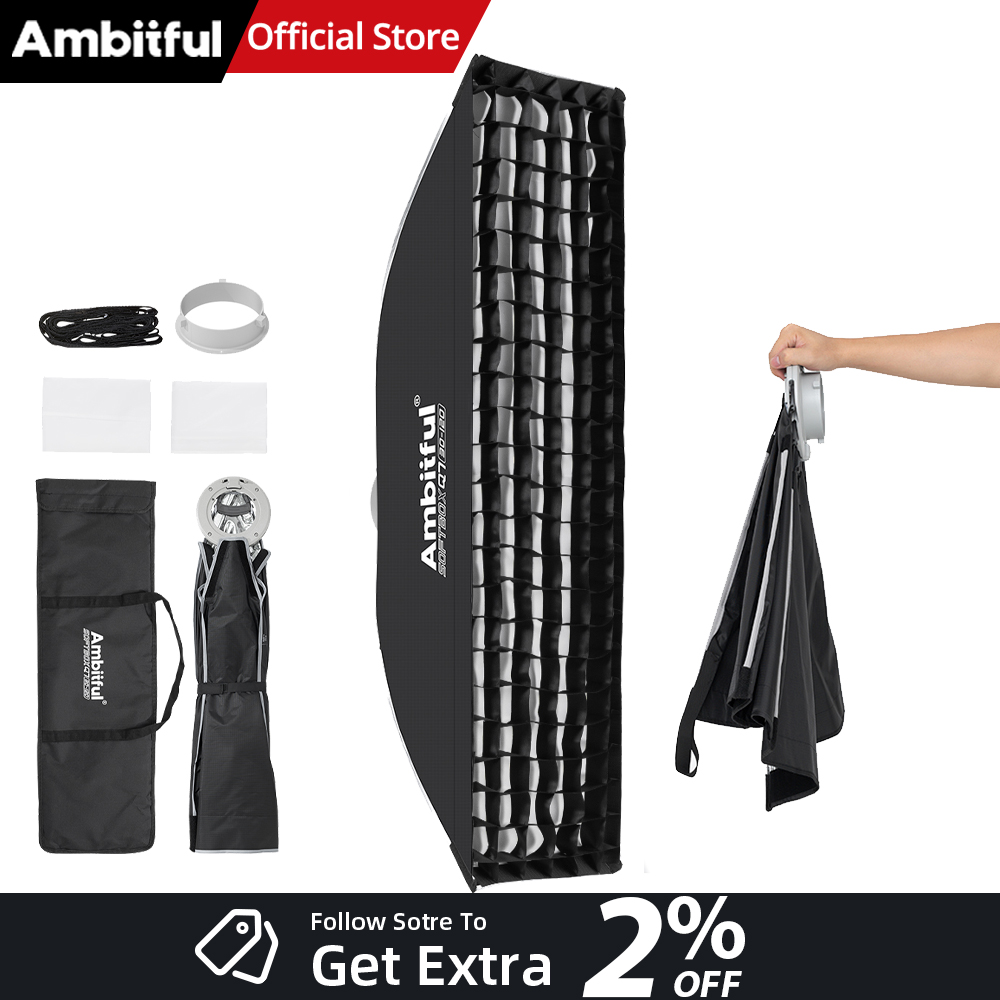 Photography Lighting Box - AMBITFUL Q7-II 30*120cm 보웬스 마운트 스트립