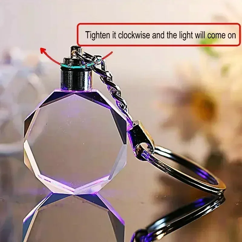 1PCS 무료 조각 개인화 된 크리스탈 열쇠 고리 LE - Photography Lighting Equipment 리뷰 및 가격