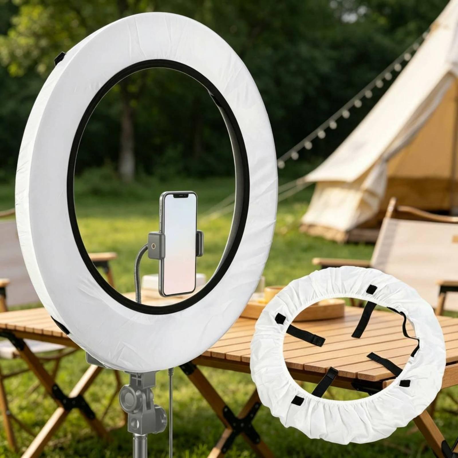 사진 조명 커버 LED 링 조명용 경량 나일론 소프트너 - Led Ring Light 18 리뷰 및 가격