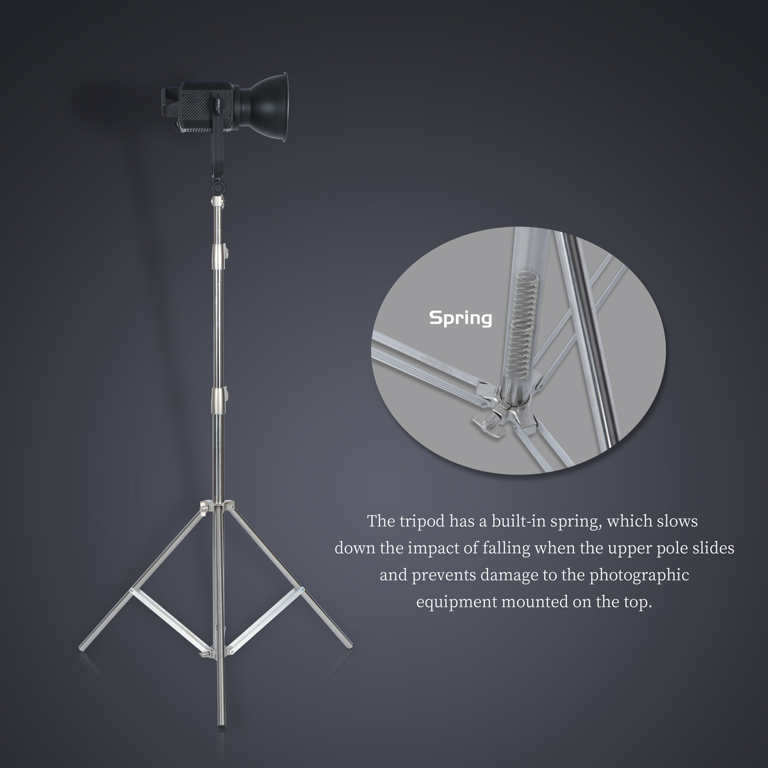 SH 2.8M 스테인레스 스틸 라이트 스탠드 헤비 듀티 - Photography Lighting Product 리뷰 및 가격