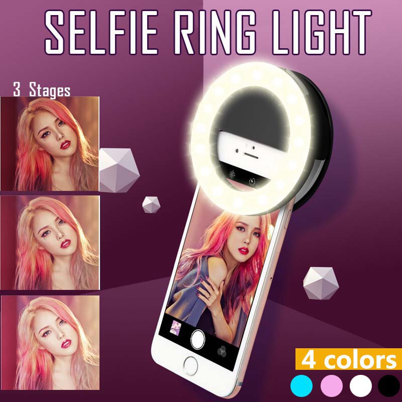LED 셀카 링 라이트, USB 충전 필 라이트, 셀카 - Photography Lighting Effects 리뷰 및 가격