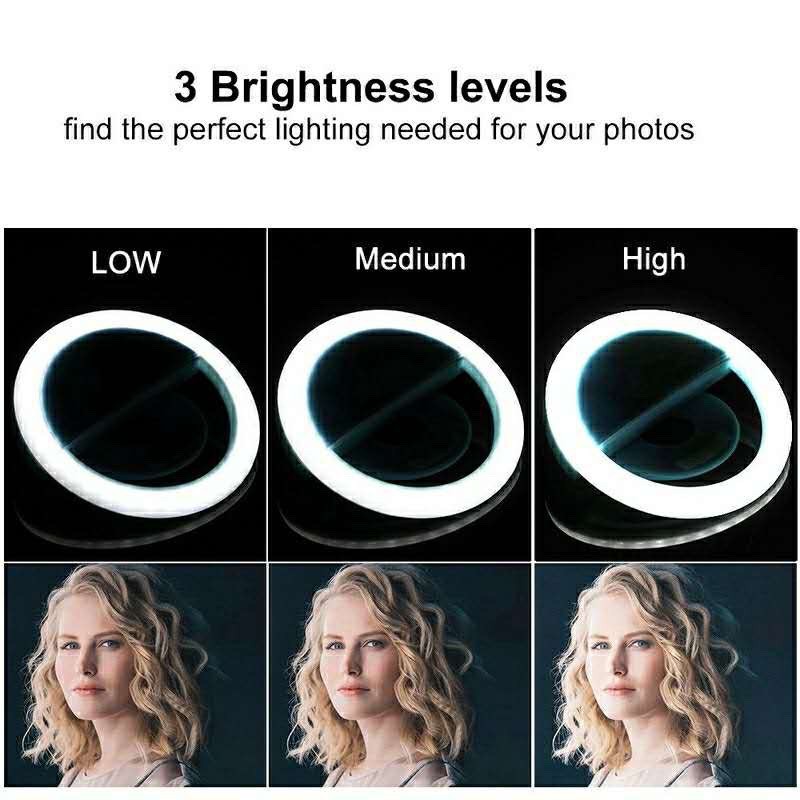 LED 셀카 링 라이트, USB 충전 필 라이트, 셀카 - Photography Lighting Effects 리뷰 및 가격