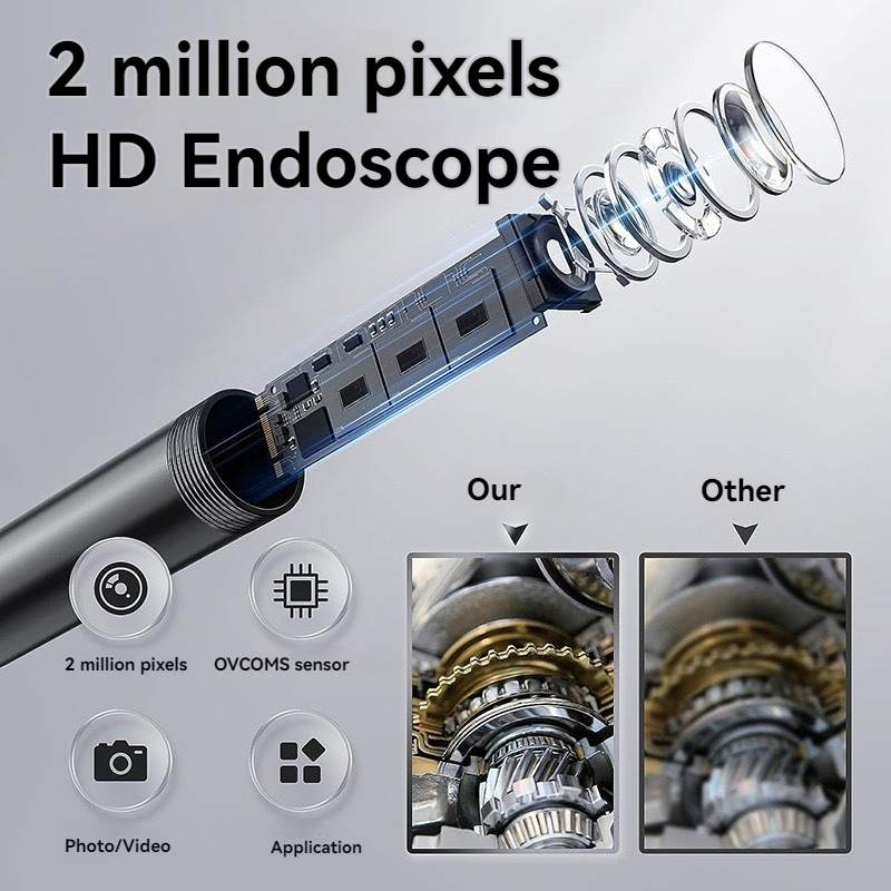 8mm 렌즈 산업용 내시경, iPhone, Ipad,  - Photography Lighting Effects 리뷰 및 가격