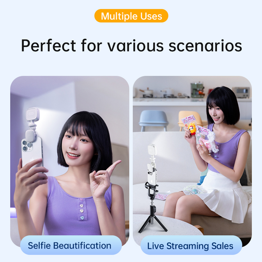 휴대용 LED 셀카 라이트 카메라 미니 보조광 충전식  - Photography Lighting Product 리뷰 및 가격