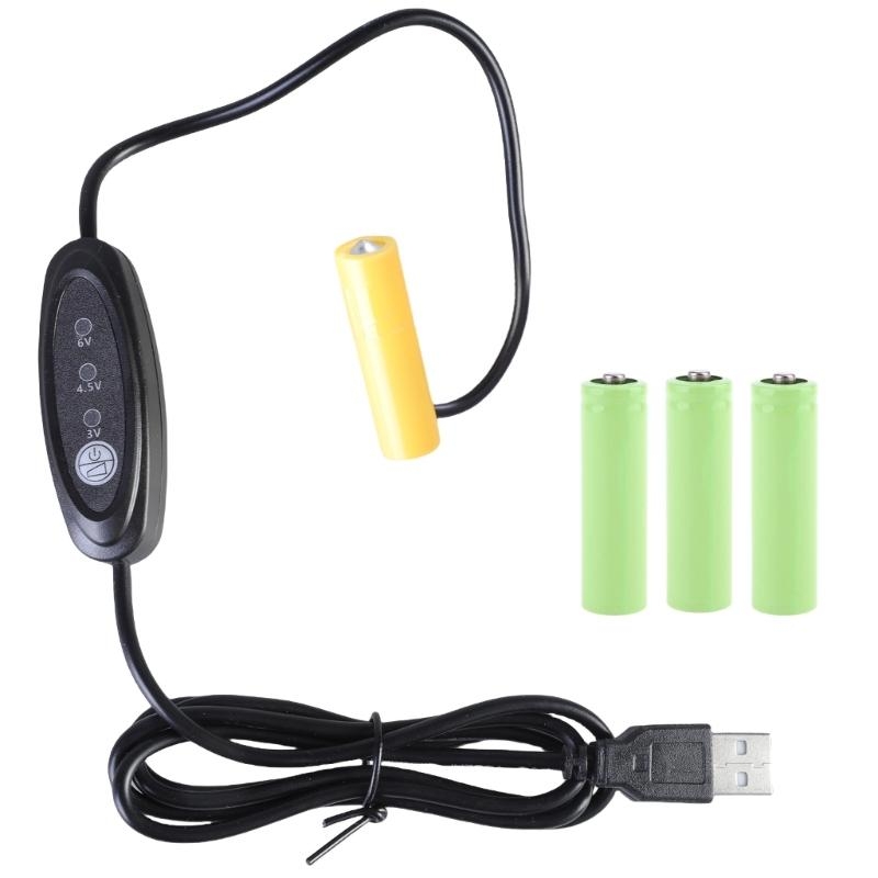 USB 3V 4.5V 6V 5W 조정 전압 LR6/AA - Photography Lighting Effects 리뷰 및 가격