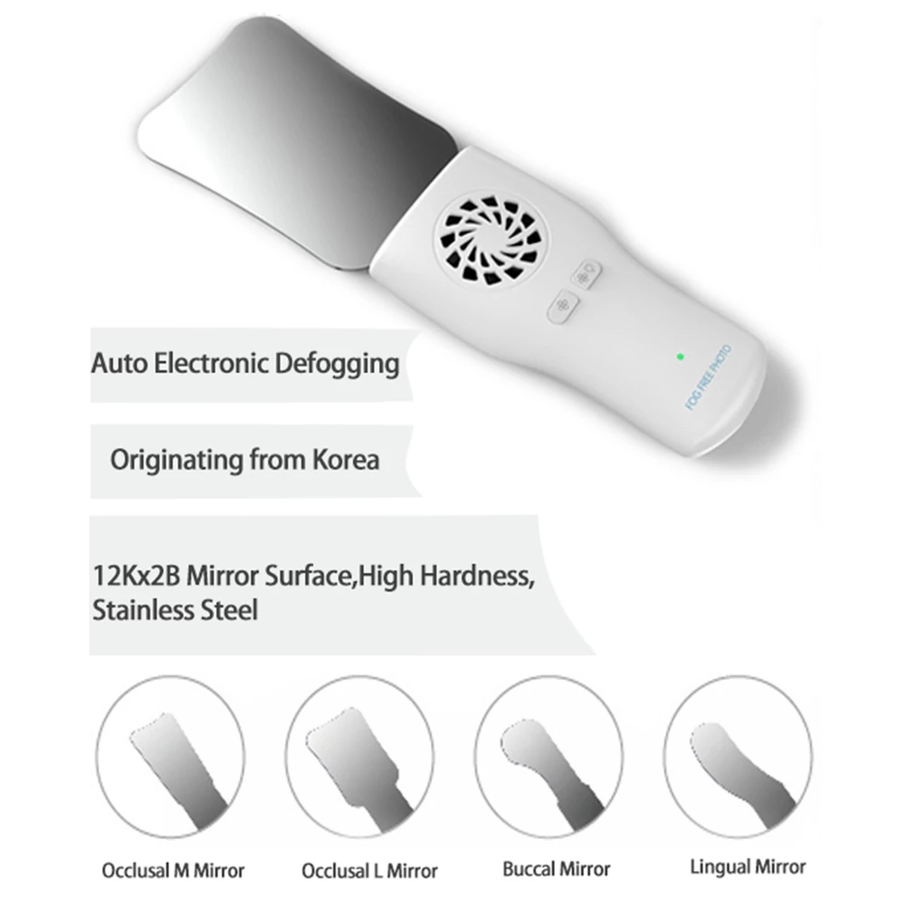치과 안티 안개 거울 세트 LED 조명이있는 교정 반사 - Photography Lighting Product 리뷰 및 가격