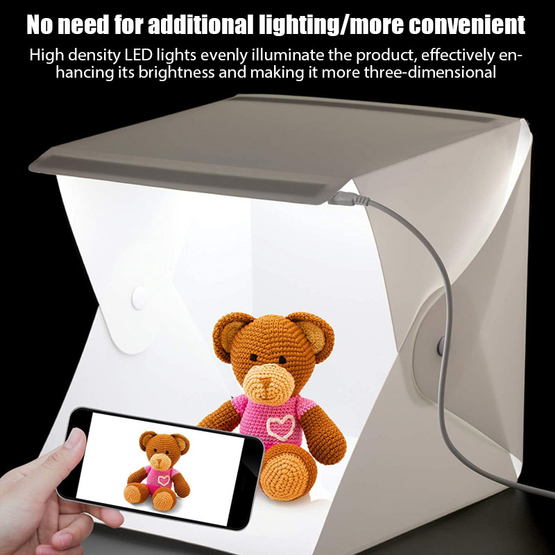 라이트박스 미니 포토 스튜디오 박스 23*22*24cm - Photography Lighting Product 리뷰 및 가격