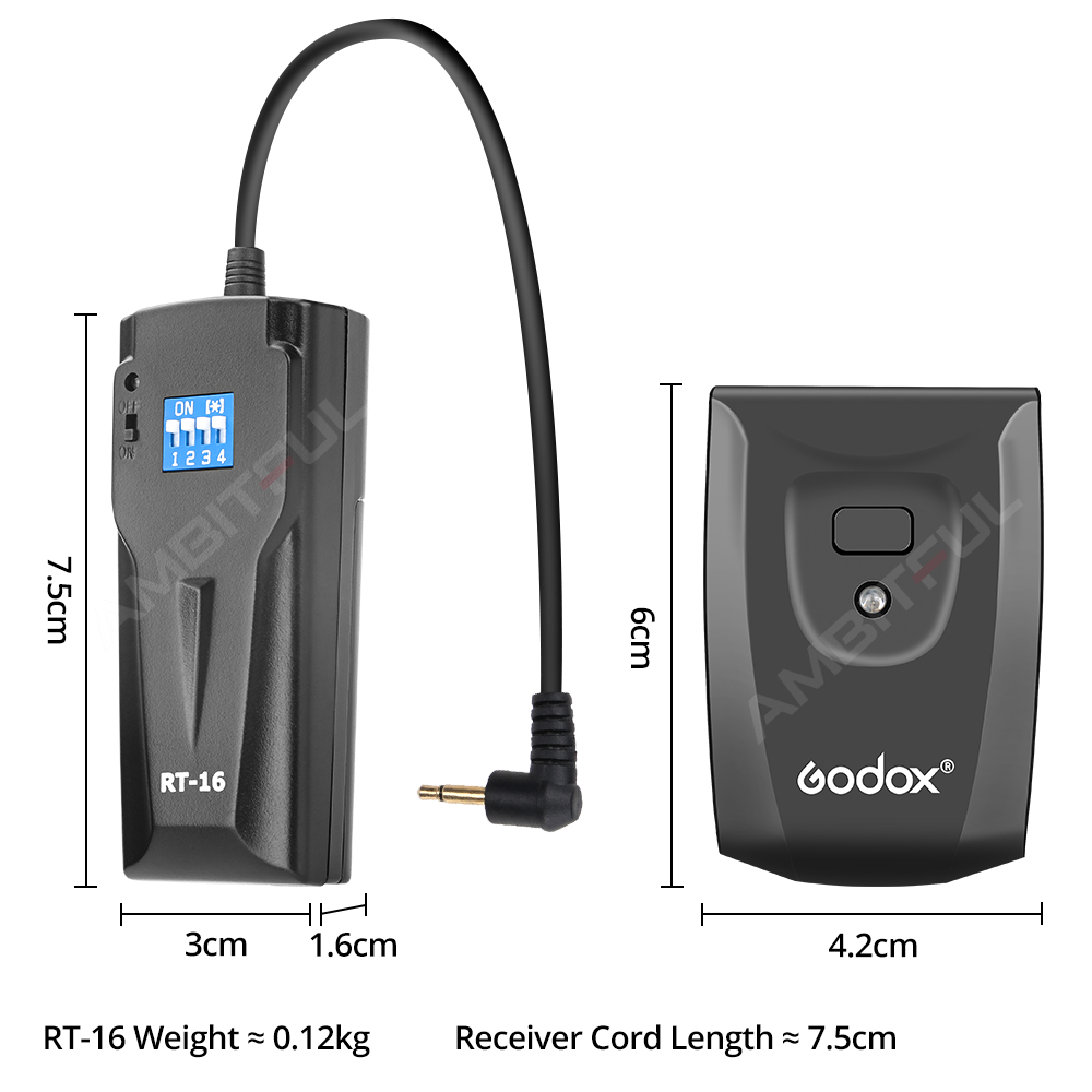 Godox RT-16 16채널 무선/라디오 스튜디오 플 - Trigger Receiver Set 리뷰 및 가격