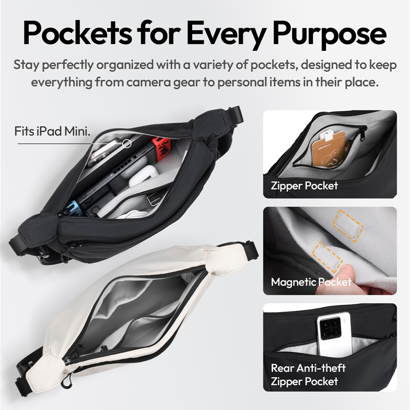 Ulanzi HMN1 Lunar Sling Bag 화이 - Photography Lighting Devices 리뷰 및 가격