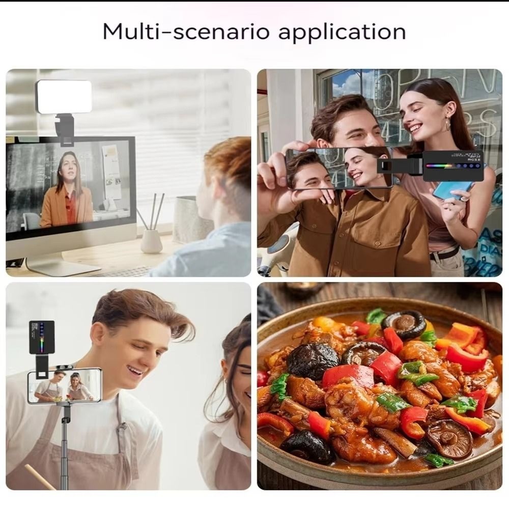 밝기 조절이 가능한 RGB LED 비디오 조명, 풀 컬 - Photography Lighting Kit 리뷰 및 가격